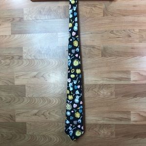 Vintage Creative Apparel Group Be Mine Valentine Tie Black & Gold New Wi…